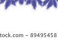 Frame with fir tree on transparent background very peri toned 89495458