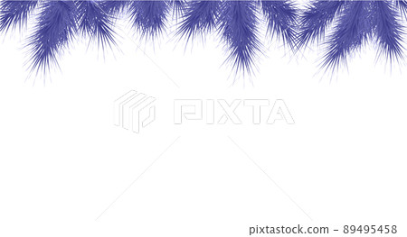 Frame with fir tree on transparent background very peri toned Frame with fir tree on transparent background very peri toned 89495458