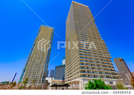 Cityscape of Harumi, Chuo-ku, Tokyo Tower 位於 Harumi Pier 的公寓 89496958