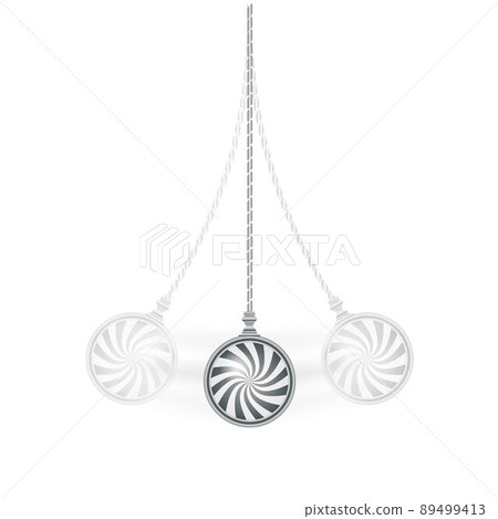 Hypnosis swinging pendulum background 89499413