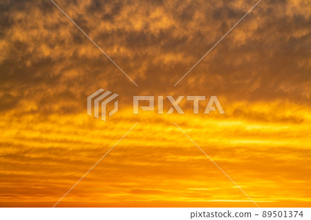 背景素材夕陽的天空 背景素材夕陽的天空 89501374