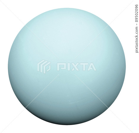 Uranus on space background. Elements of this image furnished by NASA. 89502096
