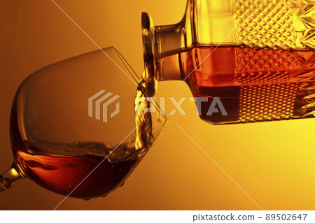 Snifter of brandy . 89502647