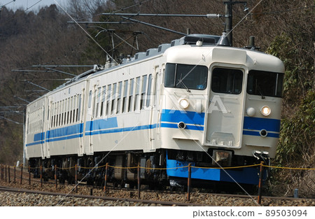 Hokuriku Main Line Tsubata-Kurikara JR West 475 series A08 organization (Kanazawa) Hokuriku Main Line Tsubata-Kurikara JR West 475 series A08 organization (Kanazawa) 89503094