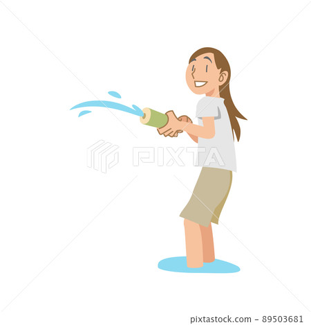 孩子們玩水槍 89503681