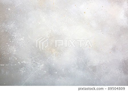White / gold / gray abstract background material, Japanese style paint 89504809