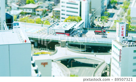 堺市西洋鏡風格周圍的城市景觀 89507321