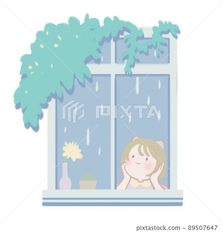 可愛的雨季圖 可愛的雨季圖 89507647