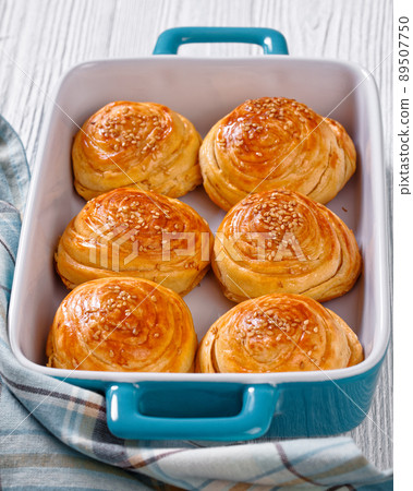 snail shaped hand pies with mutton fillings 89507750