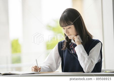 Image of a female student studying 89508915
