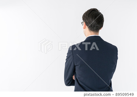 Behind businessmen 89509549