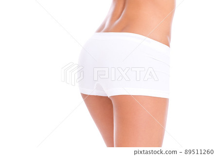 Results of a thorough workout. Cropped studio shot of a woman's behind isolated on white. Results of a thorough workout. Cropped studio shot of a woman's behind isolated on white. 89511260