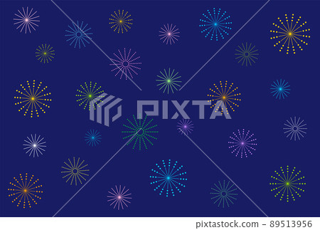 Fireworks Flower Objet Pattern Geometry Silhouette RGB Color 89513956