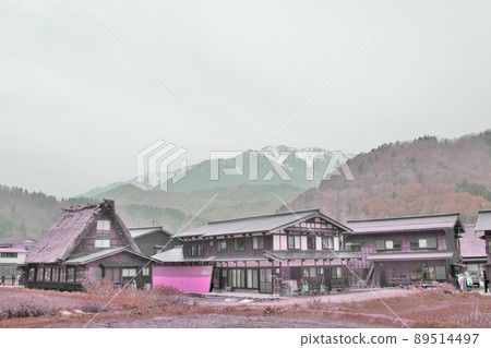 Original scenery of the countryside of Shirakawa village Original scenery of the countryside of Shirakawa village 89514497