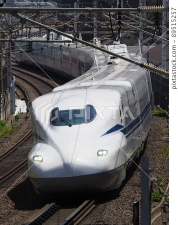 Shinkansen N700S J27 formation near Yamashina 89515257