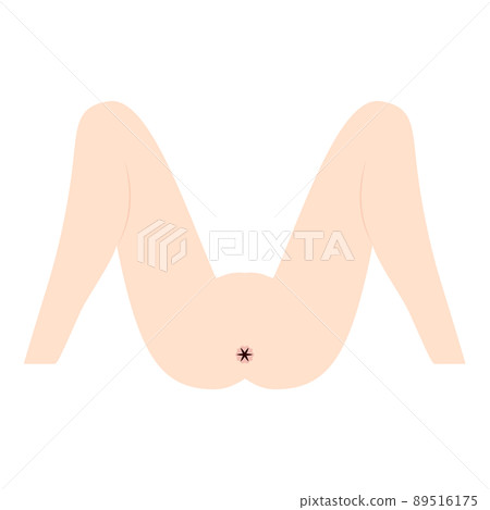 A pose where you can see the anus. 89516175