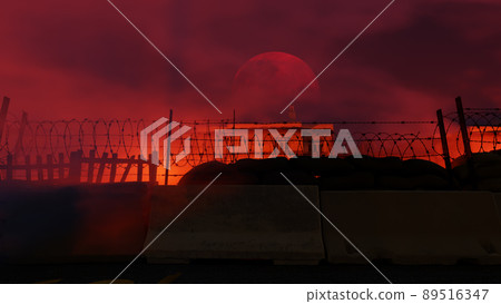 3D illustration Background for advertising and wallpaper in history and war scene. 3D rendering in decorative concept. 89516347