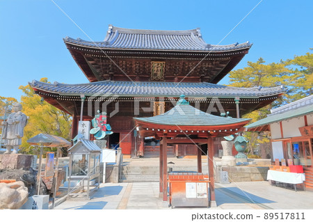 [Kagawa Prefecture] Shikoku Sacred Ground "Zentsuji No. 75" Sohonzan Zentsuji (Kondo, Hondo) 89517811