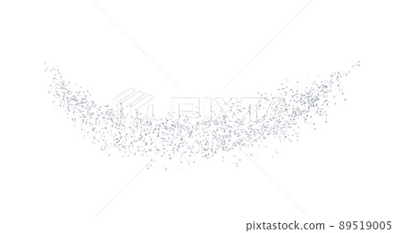 Arc backdrop plume silver texture crumbs. Vector. Arc backdrop plume silver texture crumbs. Vector. 89519005
