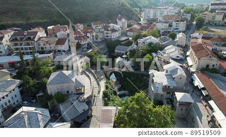 Mostar City Settlement Aerial Mostar City Settlement Aerial 89519509