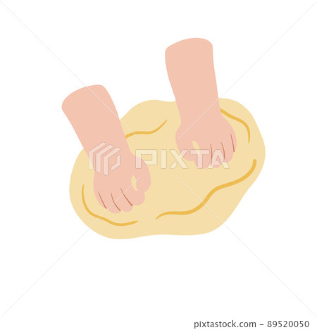 Preparation of dough for pizza or baking. Homemade bakery and cake. Cooking and food. Preparation of dough for pizza or baking. Homemade bakery and cake. Cooking and food. 89520050