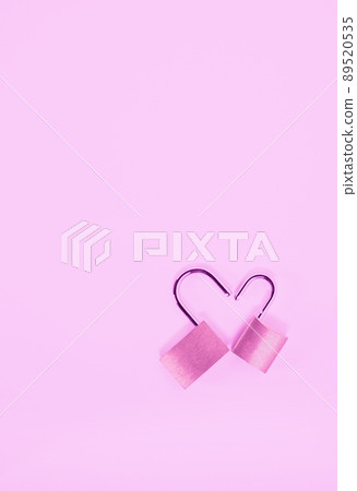 Pink heart shaped background Pink heart shaped background 89520535