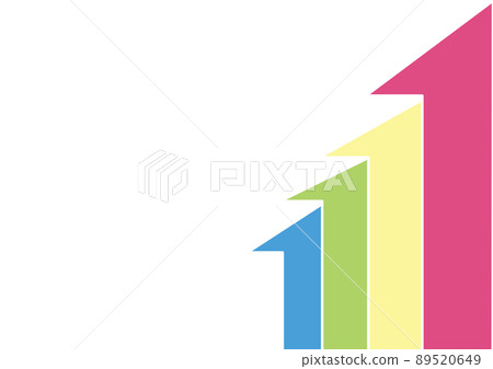 Arrow illustration background material Arrow illustration background material 89520649