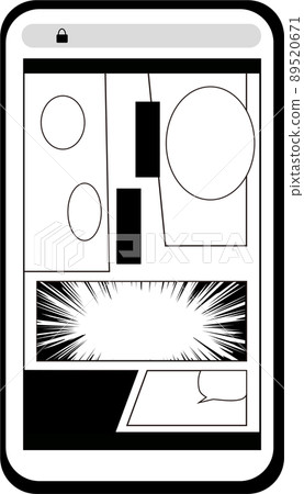 在智能手機上閱讀的漫畫 89520671