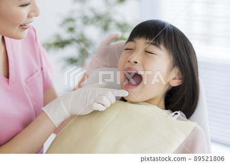 小兒牙科兒童女孩 89521806