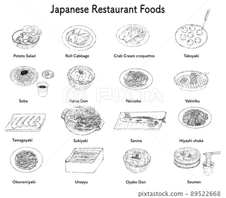food, foods, vector 89522668