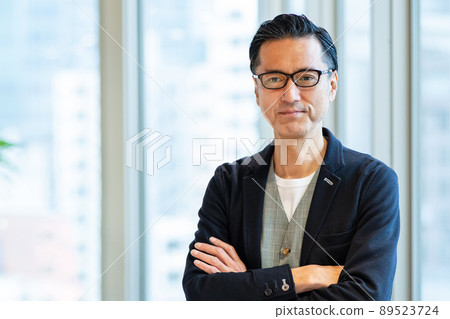 Businessman middle man shooting cooperation: ＋ SHIFT NOGIZAKA 89523724