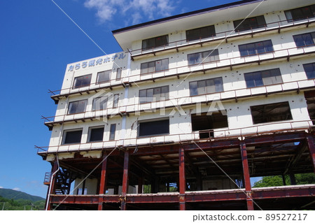 Earthquake Remains: Remains of Taro Tourist Hotel in Taro, Miyako City, Iwate Prefecture 89527217