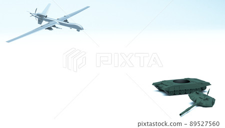無人機和坦克 89527560