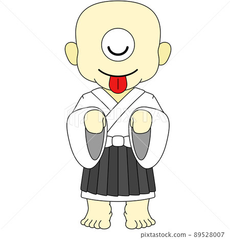 Illustration of the first kid who closes his eyes 89528007
