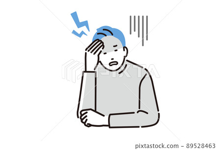 Man with a headache Man with a headache 89528463