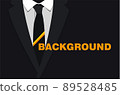 Vector illustration depicting a men's business suit. 89528485