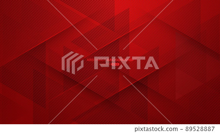 Geometric red abstract background 89528887