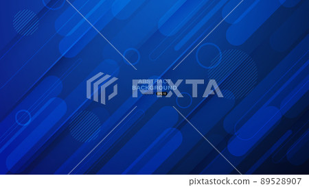 Abstract blue gradient geometric shape background - Stock Illustration ...