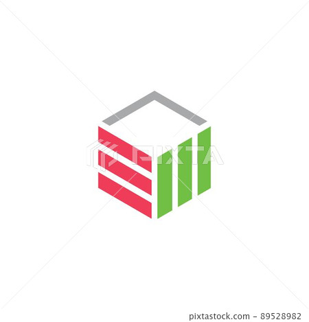 A modern and sophisticated cube logo design with initials EM 7 A modern and sophisticated cube logo design with initials EM 7 89528982