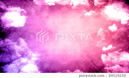 夢幻般的彩色雲背景雲海 89529250