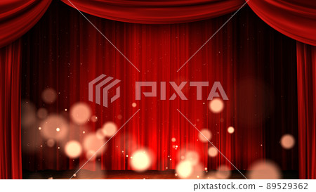 紅色舞台幕布電影院頒獎豪華 89529362