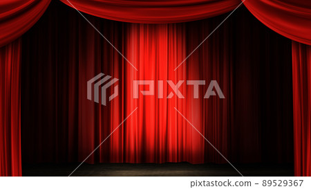 Red stage curtain movie theater award luxury Red stage curtain movie theater award luxury 89529367