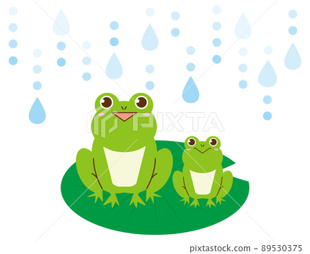 Cute frog vector illustration 89530375