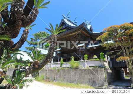 [Kagawa Prefecture] Kotohiki Hachimangu in fine weather 89531204