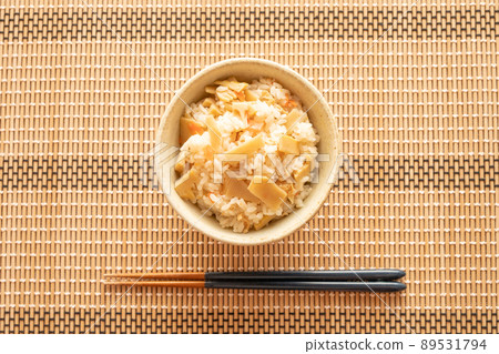 Bamboo shoot rice 89531794