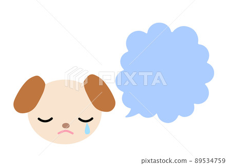 狗滴耳朵氣球傷心 89534759