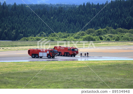 Airport chemical fire engine Airport chemical fire engine 89534948