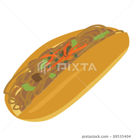 Yakisoba bread  89535404