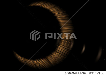 Abstract natural sun flare on the black 89535912