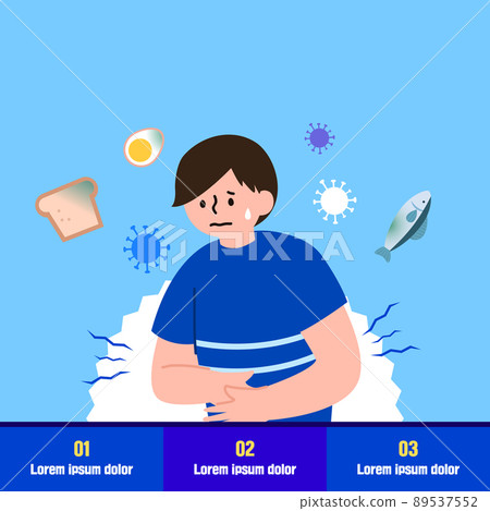 Summer disease and health rules illustration 09 89537552